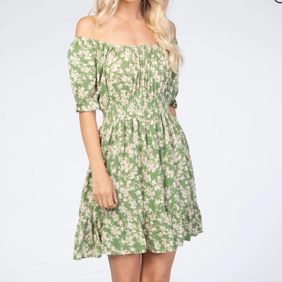 PinkBlush Jodifl Floral Maternity Mini Dress - Picture 5 of 15